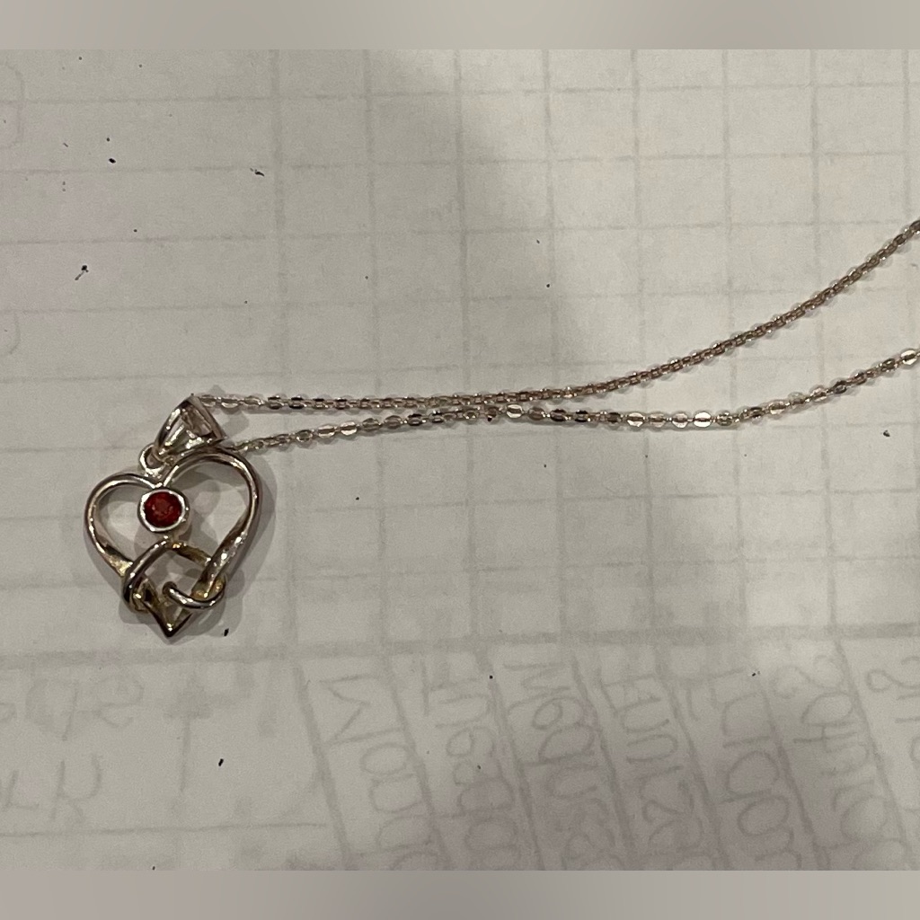 Silver Pendant With Chain